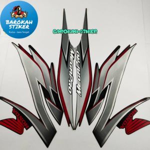 Striping stiker honda megapro mega pro 2008 2009 hitam primus list body standar berkualitas termurah Barokah Sticker