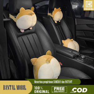 Bantal Sandaran Mobil Bantal Leher Mobil dengan Kartun Corgi Butt Super Bantal Perjalanan Mobil Tulang Belakang Leher Persediaan Bantal Kursi Pinggang
