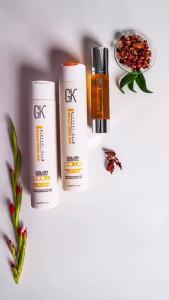 GK Hair Color Protection Moisturizing Shampoo and Conditioner Set for Color Treated Hairs Sulfate Paraben and Dye Free with Naturally Derived Clean Ingredients (10.1 Fl Oz x 2)