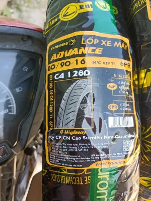 Lốp sau (tải) Novo 80/90-16 chính hãng Euromina (Casumina)