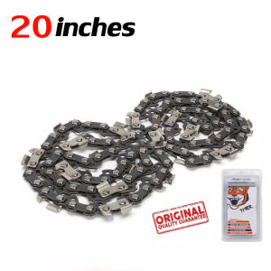 【Germany】Original Golden Chainsaw Chain 20"/22/24" inches Universal Wear-resistant High Hardness Long life Chainsaw Saw Chain Chainsaw Guide Bar Drive Parts Accessories Links For Chainsaw Replacement For Cutting Lumber Woodworking Tool