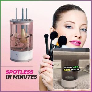 Lazy quickdrying electric cleaning brush washer