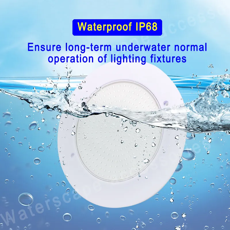 Ultra-Thin ABS RGB Pool Light - 250 x 6 - Lighting