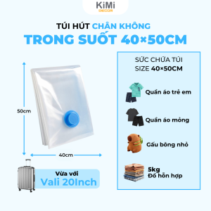 [6 Tặng 2🎁] Túi Hút Chân Không Hình Vịt Dễ Thương Đựng Quần Áo Chăn Màn Tiết Kiệm Diện Tích - KIMI