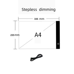 【Ready Stock】A3 LED Drawing Tracing Board Papan Jiplak Gambar LED  Copy Board Papan LED Light Pad