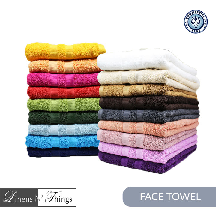 Linens N' Things Face Towel (Border 2) | Lazada PH