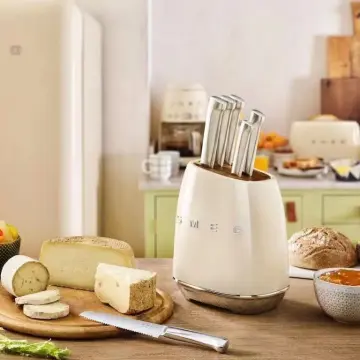 スメッグ smeg SMEG ナイフスタンド クリーム