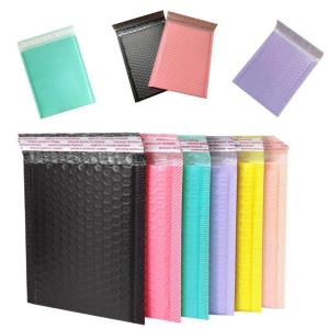 Film Bubble Bag Multicolor Small Card Packaging Bag Durable Waterproof Mailers Postal Envelope Bag