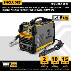 DEKO MMA Series 4.1KVA Inverter Arc Electric Welding Machine 220V MMA Welder for DIY Welding Working and Electric Working