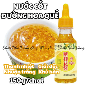 nước cốt đường hoa quế thanh nhiệt nhuận tràng 150g mix cùng các loại chè