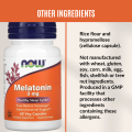 Now Foods, Melatonin, Sleep Aid, Sleep Well, Sleep Supplement, Sleep Pill, 3 mg, 60 Capsules. 