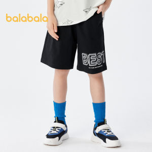 Balabala trẻ em Quần 2024 mùa hè bé trai Quần short vừa và lớn trẻ em của in Quần cỡ trung bình giản dị
