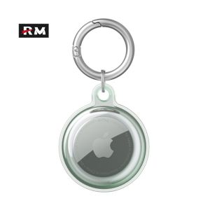 Full Cover Airtag Case Protector Cover Keychain Compatible For AirTags Wallet Anti-scratch Anti-fall Protective Case Transparent Air Tags Shell Case