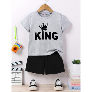 THE BABY DIARY (0-4Y) Boy Clothes Terno for Kids Boys Fashion Sando Shorts Set Summer Tshirt cars