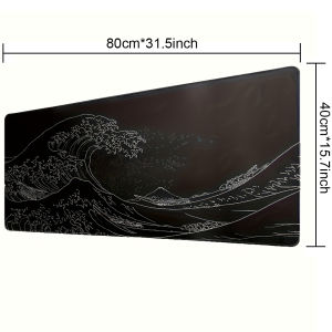 (HD1)Large Mouse Pad Office Table Mat Non slip Rubber Base Washable Pad For Work Gaming