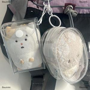 [COD] Bsuimki Dễ Thương Trong Suốt Bé Búp Bê Lưu Trữ Túi Mặt Dây Chuyền Hiển Thị Túi PVC Móc Chìa Khóa Chống Bụi Lưu Trữ Hiển Thị Túi