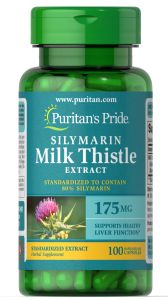 Puritans Pride Milk Thistle Standardized 175 mg (Silymarin) Item #003491