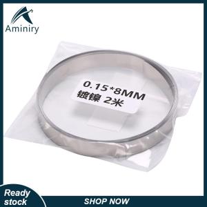 Aminiry[Love sports] 2M 8mm x 0.15 Pure Ni Plate Nickel Strip Tape For Li 18650 Battery Spot Welding