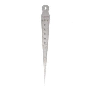 Aperture Scale Wedge Feeler Hole Metric/Imperial Holes Measure Tool 1-15mm for Aperture/Clearance Measurement Accurate