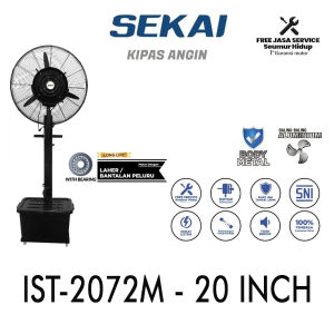 SEKAI Kipas Angin Tornado Industri Misty Fan Kipas Kabut Embun IST-2672M / IST-2072M / IST-3076M / IST-2676M