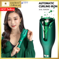 HAIR CURLER Automatic [ HIGH QUALITY ] with Anion to make hair healthier best curler hair in the market top curling iron for hair Hair Styling Tools Magic Roller Curling Iron MULTI - FUNCTION for professional and personal use. 