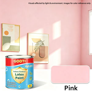 GOOTI Premium Acrylic Latex Paint Water Based Wall Paint for Cement Pintura Pang Pader Interior Exterior Low Odor Mold Resistant 1L