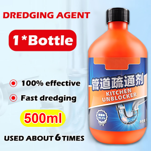 Clogged drain pipe unblocking kitchen toilet sink sewer removal deodorization sterilization cleaning 500ML