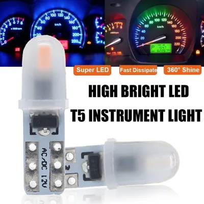 T5 Led Bulb W3W W1.2W Led Car Interior Lights Dashboard Warming Indicator 12V Light Indicator Lamp