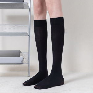 【Free Shipping】JK Over Knee Socks for Women Basic Classic Versatile Black White Long and Middle Tube Socks Ins Fashion Calf Girls Stockings