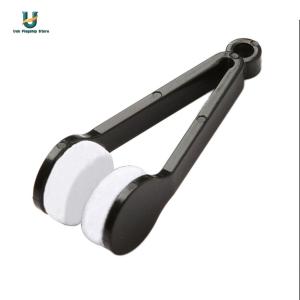 แว่นตาสองข้างแปรงแว่นตาพกพาทำความสะอาดแว่นกันแดดมัลติฟังก์ชั่นการทำความสะอาดเครื่องมือทำความสะอาดแว่นตา[Ueb Flagship Store]