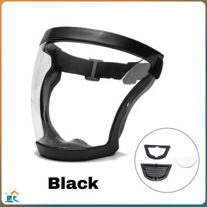 Transparent  Mask Full Face Acrylic Face shield  Anti Fog Dustproof  Face Protection Mask