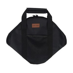 RIN9353 Camping Barbecue Plate Cookware Maifan Stone Grill Pan Cover Cast Iron Pot Storage Bag Tote Bag Cooking Utensils Organizer Baking Tray Bag