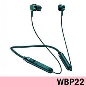 WBP22 Wireless Earphone Bluetooth V5.0 Waterproof In-Ear Hanging Headphone