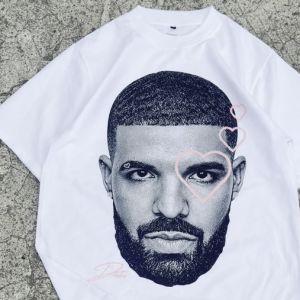 Womens Short Sleeve Loose T-shirt Jerry Mouse Cartoon Top Round Neck Couples Summer