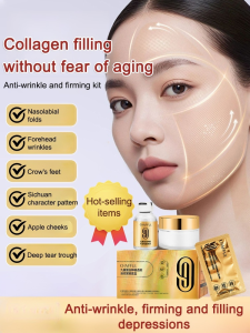 Anti-wrinkle Firming Kit Nine-fold Protein Beauty Kit Enhances Skin Brightness Improve Skin Condition Tightening Set Anti-Aging Moisturizing Skin