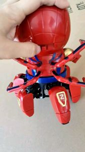 Spider robot spiderman kaki enam dance joged Hero dance lampu musik