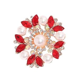 Fashionable Pearls Brooch Multipurpose Scarf Clip Korean Style Gift For Her Special Occasions