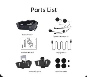 2024 New Freedconn FX Pro Mesh Intercom Auto-Reconnect Group 8 Riders AI Voice Command Audio Mixing Intercom With Music/Navigation & Intercom Work Together IP67