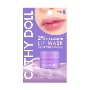 CATHY DOLL 2% HYALURON LIP MASK - MASKER PELEMBAB BIBIR LIP BALM ORIGINAL THAILAND