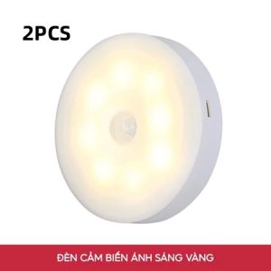 Đèn Led Cảm Biến Chuyển Động Đèn Cảm Ứng Gắn Tường Cầu Thang Tủ Quần Áo Thông Minh Sạc USB - MOGEE