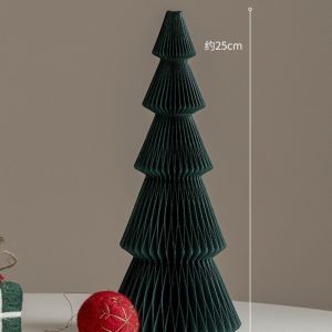 Rafayel ต้นคริสต์มาสลูกบอลรังผึ้งตกแต่ง 3D คริสต์มาสโอริกามิ ตกแต่งฉาก การตกแต่งคริสต์มาส