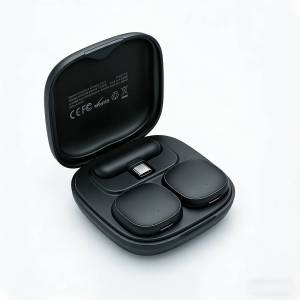 Wireless Lavalier Microphone TypeC Noise Cancelling Lapel Mic Dual Mic Kit with Charging Case for Phone Live Streaming Interview