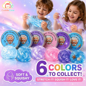CuddleCove Color Changing Liquid Glass Slime Stress Relief Squeeze Toy Non Newtonian Putty Kids Sensory