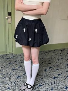 Snatched CATHY Mini Skirt - Rok Pendek Balon All Size Polos Pita Korean style