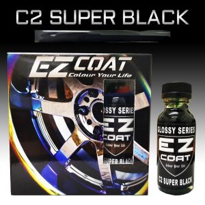EZ Coat Super Black DIY COLOR Car Rim Chrome Part