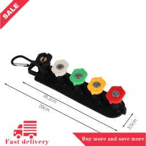 [COD]Flash Delivery Multi Functional High Pressure Washer Tips Set With Nozzle Holder 5 7 Nozzle Tips 1 4 Inch Quick Connector DIY Accessories