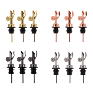 เครื่องจ่ายขวดเหล้าแบบไม่เป็นสนิมสำหรับบาร์ห้องครัวท่อของเหลวน้ำมันปิดอัตโนมัติดีไซน์ป้องกันน้ำหยด