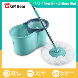 GM Bear Alat Pel Lantai Putar Peras Otomatis Ultra Mop 1354 - Spin Mop