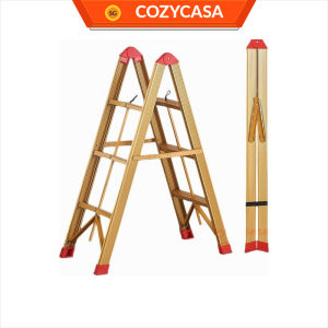 【COZYCASA】Foldable Household Step Ladder Anti-Slip Carbon Steel Space-Saving Ladder