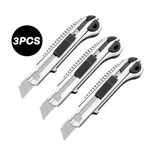 CN Utility Knife Pocket Cutter Blade Pisau Tolak With 5PCS Blades